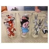 (10) Misc Pepsi Character Glasses