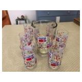 Pepsi Pitcher with (6) Glasses