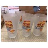 (4) Hard Rock Cafe Glasses