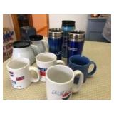 (9) Misc Pepsi Coffee Mugs/Tumblers