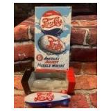 Pepsi Blimp Diecast Bank w/ Box & 1995 Reproduction Sign