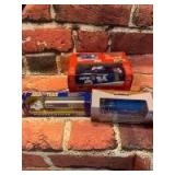 (3) Misc. items, Model Kit, 2 Diecast Trucks