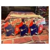 (3) Reproduction Pepsi Pete Double Sided Advertisements