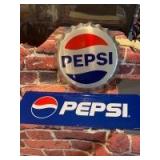 (2) Pepsi Signs