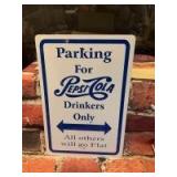 Pepsi Parking Sign