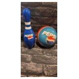 Pepsi Bowling Ball and Pin