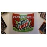 Mt. Dew Replica Nascar Quarter Scale Hood