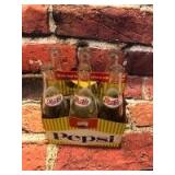 12oz Pepsi 6 Pack w/ Glass Pepsi Swirl Bottles