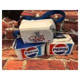 (3) Pepsi Coolers