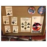 Misc Pepsi Football Pins and Cards