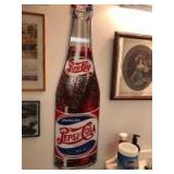 Tin Pepsi Bottle- Large