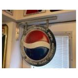 Pepsi Flange Sign