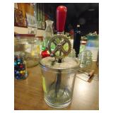 Red handled egg beater