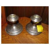Pair of Sterling Silver Candle Holders