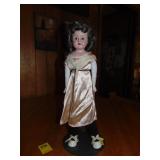 Antique doll w. glass eyes