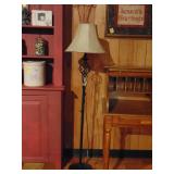 Decorator floor lamp w. shade