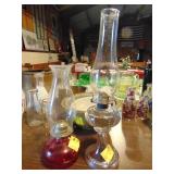 (2) oil lamps