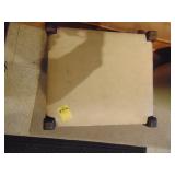 wooden leather like step/foot stool