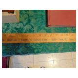 Paris IL advertising Yard stick