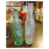 (2) Paris IL beverage bottles