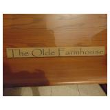 "The Olde Farmhouse" Sign