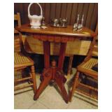 East Lake Style Parlor Table On Casters