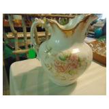 Large china pitcher marked "Germany"