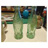 2 Terre Haute Bottling Co. Coke Bottles - Original