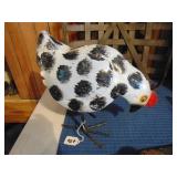 Metal Folk art Style hen