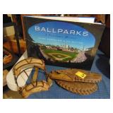 Vintage Catchers Mitt and Mask Plus