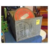 Galvanized container and Metal Strawberry tin