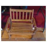 Wooden Doll bench / rocker