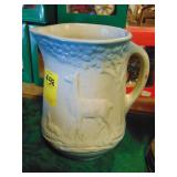 Country style Stoneware pitcher, AS IS