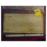 1780 Massachussetts Bay War Bond