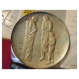 .999 Fine Silver Hamilton Mint "The Tragedy" Plate
