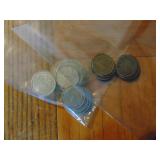 Variety of Foreign Currency Coins