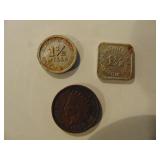 1903 Indian Head Penny & IL Tokens PLUS