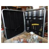 Retro portable bar set
