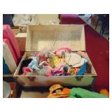 Vintage Doll Wardrobe Full of Doll Clothes