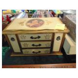 Vintage Jewelry Box PLUS Contents