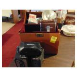 vintage Polaroid camera kit w. leather & orig. box