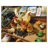 Flat of Hens and roosters