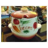 retro California Pottery Bean Pot
