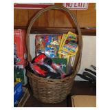 Basket full of toys