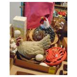 Flat of Rooster Decor