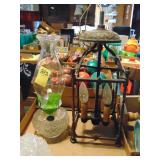 Oil lamp and antique style light fixture