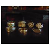 7 Sterling Silver Rings