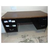 Metal office Desk and chair