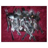 lot of approx 50+ dinner forks