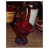 Westmoreland Ruby Red glass bride